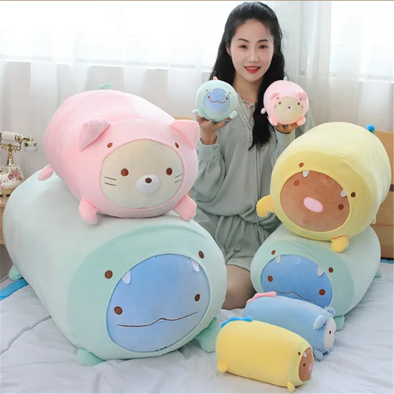 1 шт. 22 см 58 см Kawaii японская анимация Сумико гураши Мягкие плюшевые игрушки угловой био мультфильм милые детские подушки прекрасный Рождественский подарок