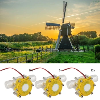

DC 5V/12V/80V 10W Water Flow Pump Mini Turbine Flow Conversion Hydro Generator