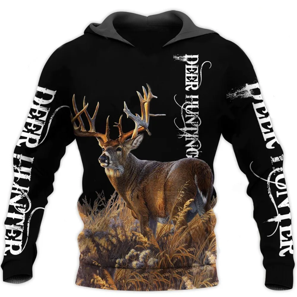 

Liumaohua Newest Camo AMO HUNTING ANIMALS deer ART 3D Hoodies Hoodie Men Women Hooded Sweatshirt Long Sleeve tops