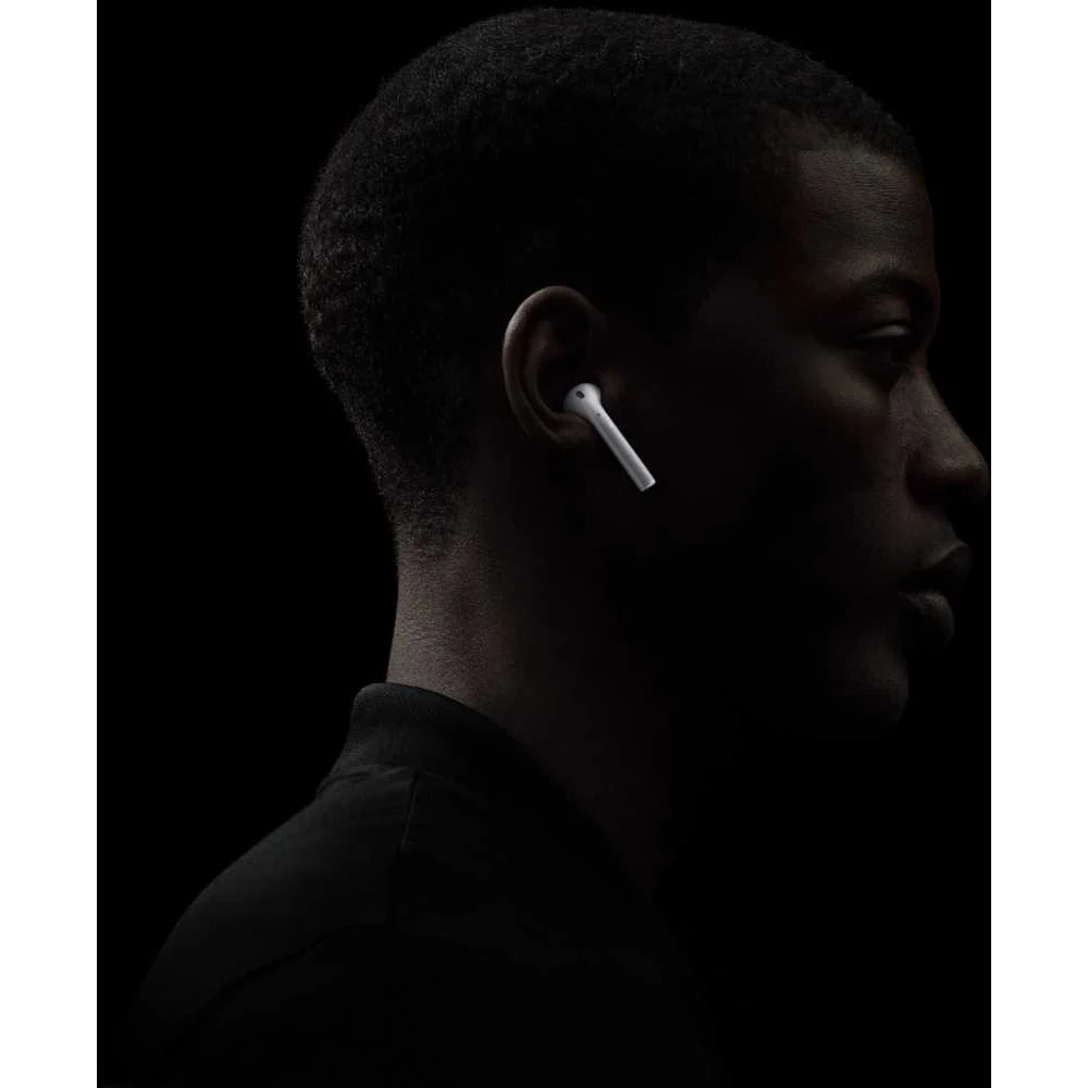 Гарнитура вкладыши Apple AirPods белый беспроводные bluetooth(беспр.кейс в компл