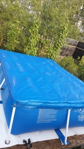58106 Bestway 304x205 см чехол для 3x2 01 м бассейна/Пыленепроницаемая непромокаемая и