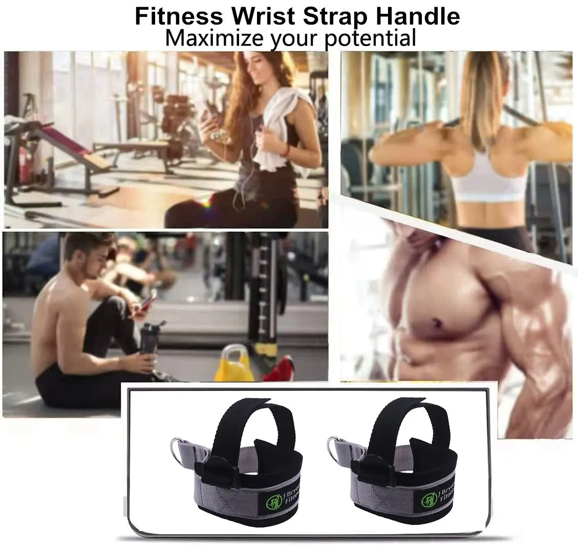 Wrist Arm Wrestling Exercise Straps Cable Machine Attachment Grip Triceps Biceps Strength Training Sports Bodybuilding Equipment hand strengthener forearm exerciser wrist exerciser hand grip trainer arm wrestling equipment