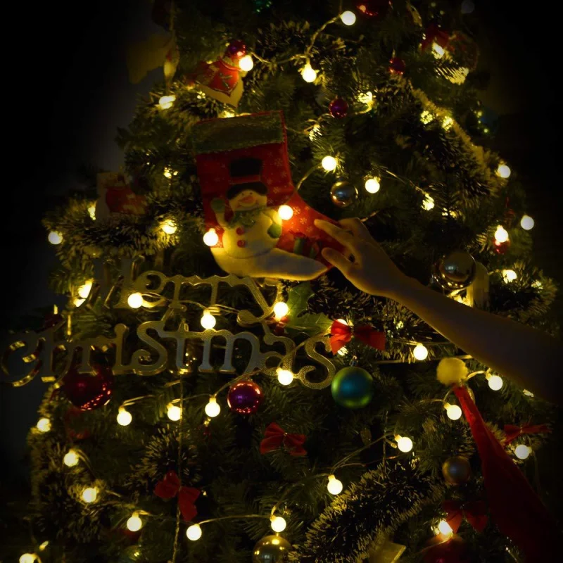 5 м 40 светодиодный светильник медный провод светодиодный Огни праздничного освещения сказочная Гирлянда для рождественской елки