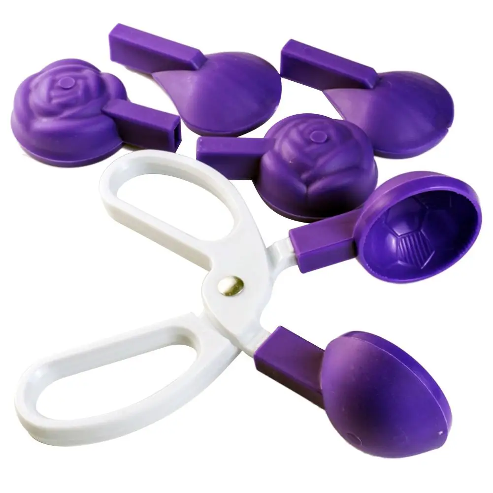 

Cookie Cutter Clip Cooking Tool Shell-shaped Mold Flower Shaped Football Shaped Gift Chocolate Baking Lolly Pop Lollipop Mould