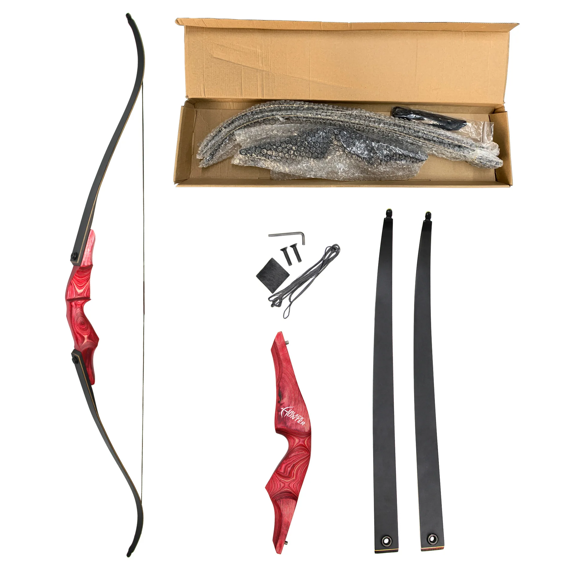 Tiro com Arco de Caça de Alta Lidar com Estilingue Arco e Flecha Arco Recurvo Demolição Yugi Longbow Resistência 60 30-60lbs 5 Cheap Arco e flecha