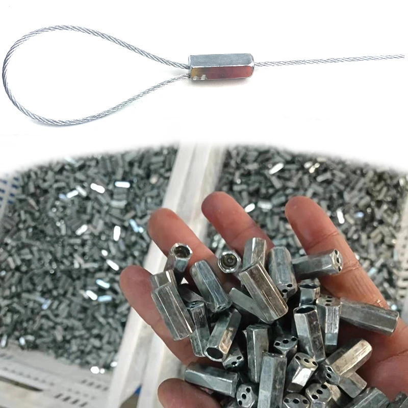 bloqueio tipo cabo laços auto-bloqueio de aço