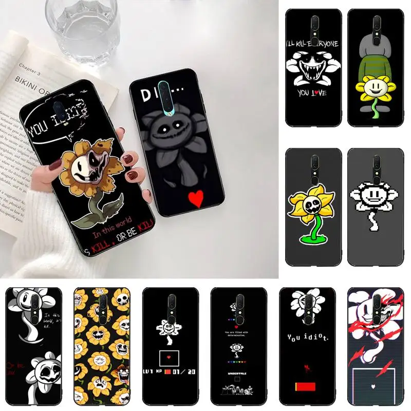 CUTEWANAN Flowey Undertale высококачественный чехол для телефона Oppo A5 A9 2020 Reno2 z Renoace 3pro Realme5Pro |