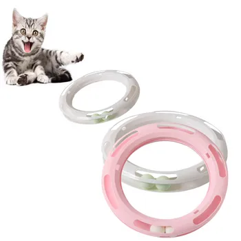 

Pet Interactive Playing Toy For Cats Kitten Exercise Tract Ball Toy For Catch Game cat toys ball Training Amusement plate