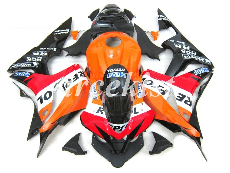 Литьевая форма новый набор обтекателей ABS подходит для HONDA CBR600RR 07 08 F5 CBR600 2007 2008