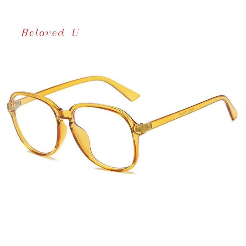 

New Arrival Unisex Myopia Eyeglasses Frames Vintage Plain Glasses Men Blue Light Protection Glasses Women Optical Frames