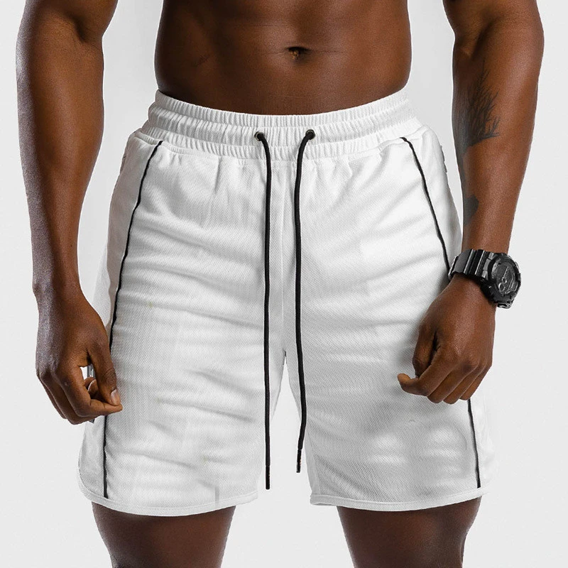 best casual shorts for men 2021 Summer Fashion Hot Shorts Men's Solid Color Shorts Men's Loose Breathable Fitness Casual Shorts Beach Shorts Large Size maamgic sweat shorts