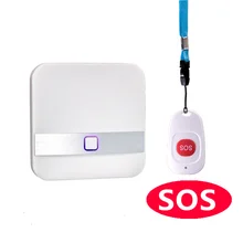 Sonnette de porte sans fil pour personnes âgées, enfant, Patient, enceinte, appel d'urgence, bouton de Charge SOS