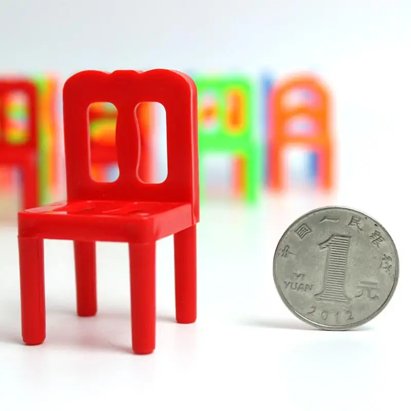 18X мини балансировочные стулья настольная игра детские развивающие игрушки с балансом настольная игра-головоломка экологически чистый АБС пластик