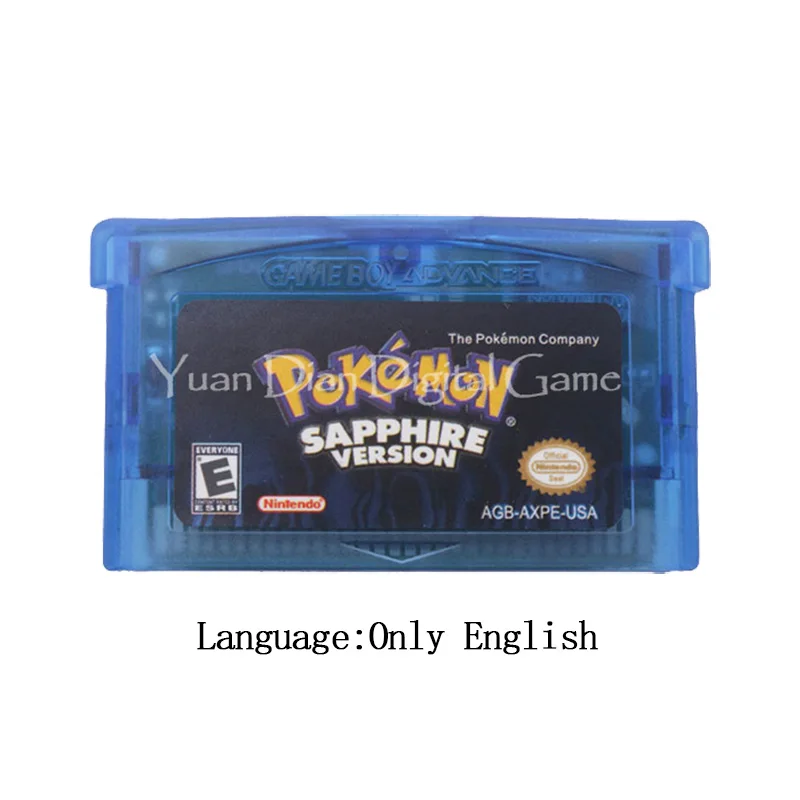 Картридж для видеоигр Nintendo GBA консоль картридж с сапфировой серией