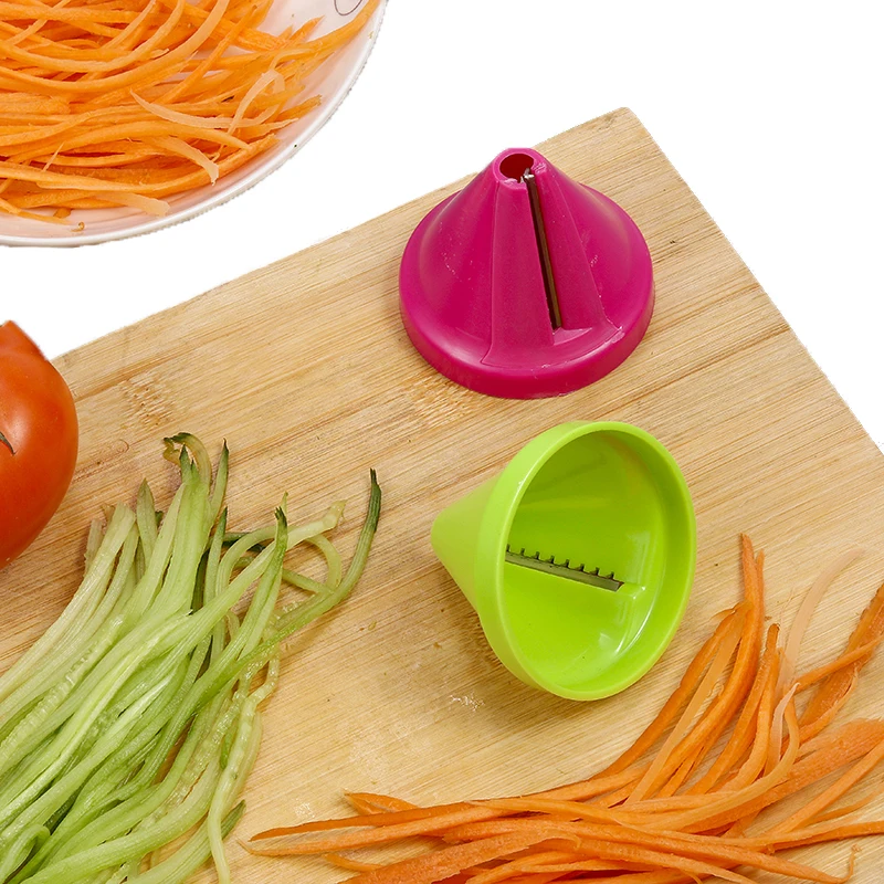 1 шт. овощерезка для фруктов модель воронки спиральный резак нержавеющая сталь картофель морковь ручной слайсер Shred приспособление кухонный инструмент