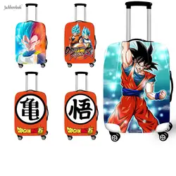 Dragon Ball Z Защитная крышка для 18-32 дюймов бирка для багажа эластичная дорожная сумка чехол Saiyan Goku Veget аксессуары для путешествий сумка