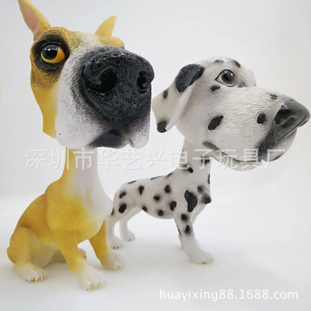 Креативный талисман китайская декорация Зодиак INS-Head-shooking украшение собаки Год Собаки талисман щенок украшение собаки