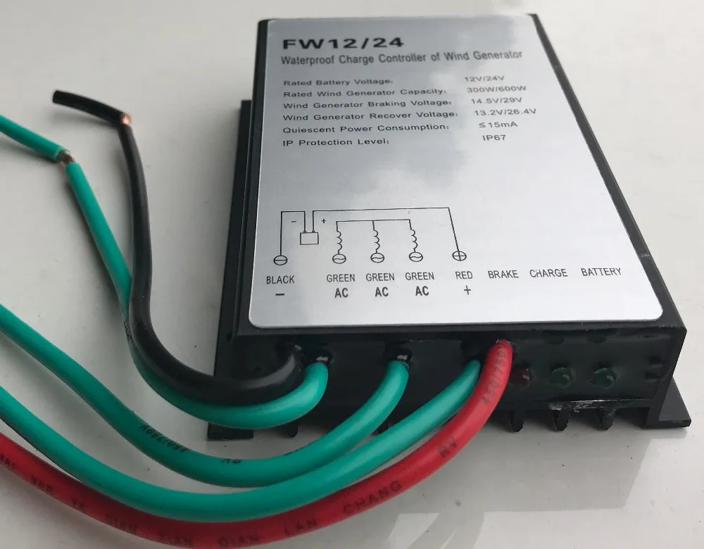 2018 Hot Selling Wind Turbine 400W Combine With 600W Wind Generator Controller with CE RoHS Approval, Fit for Home or Marine Use (2)