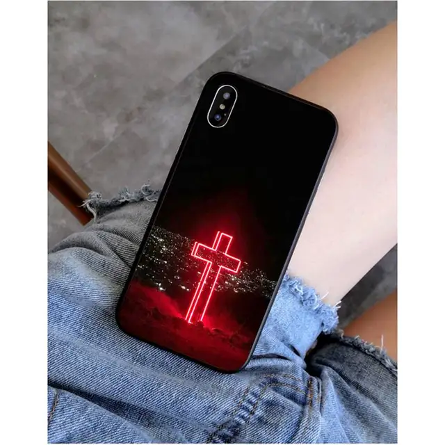 MaiYaCa Cross christian bible quotes verse jesus Customer Phone Case for iPhone 11 pro XS MAX 8 7 6 6S Plus X 5 5S SE XR SE2020 a12