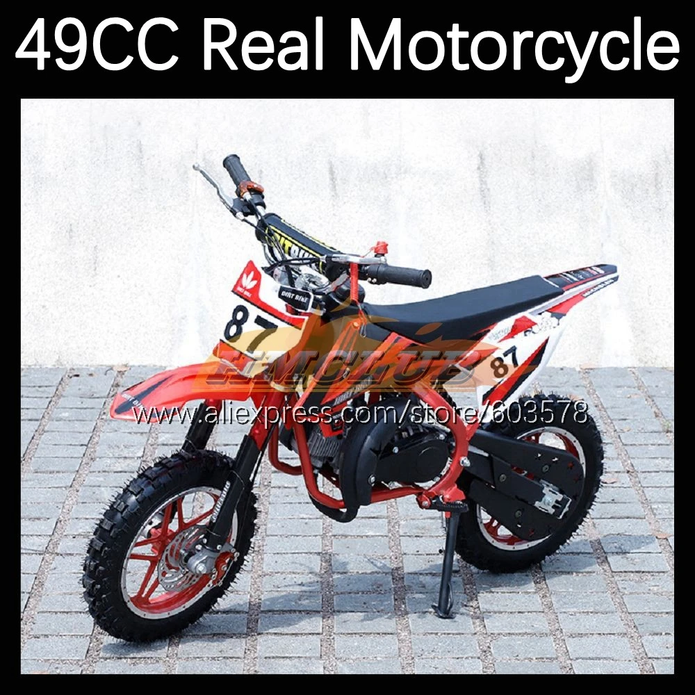 ミニオフロードバイク レーシングバイク オフロード 49cc 50cc 2ストローク ガソリンスポーツ 子供用 Aliexpress
