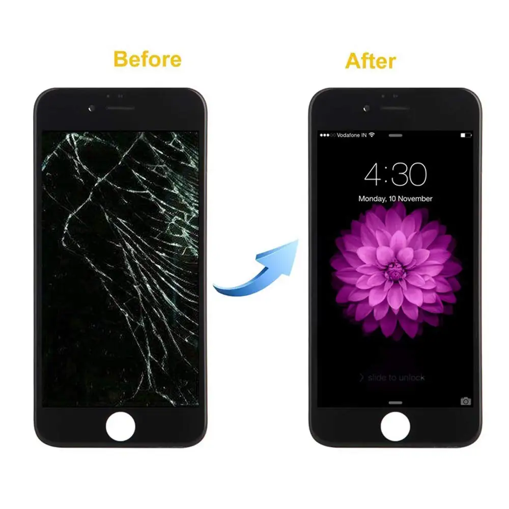 

Su amigo for iPhone 8 Plus AAA Tianma Screen Replacement Black 5.5" Display Digitizer Frame with complete Replacement Tool Kits