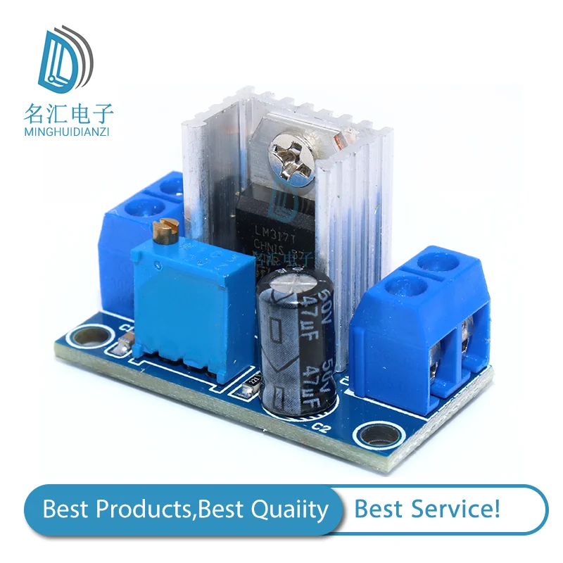 LM317 DC-DC понижающий преобразователь модуль печатной платы линейного регулятора