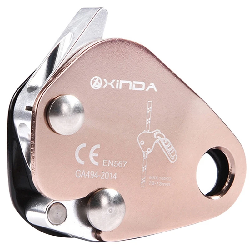 

Xinda Professional Outdoor Rock Climbing Rope Grab Mountaineering Self-Locking Auto Locking Carabiners Anti Fall Protective Gras