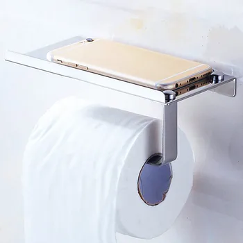 

Bathroom Toilet Roll Paper Holder Wall Mounted Toilet Roll Tissue Rack Stand Paper Storage Dispenser Bathroom Storage Shelf Rack