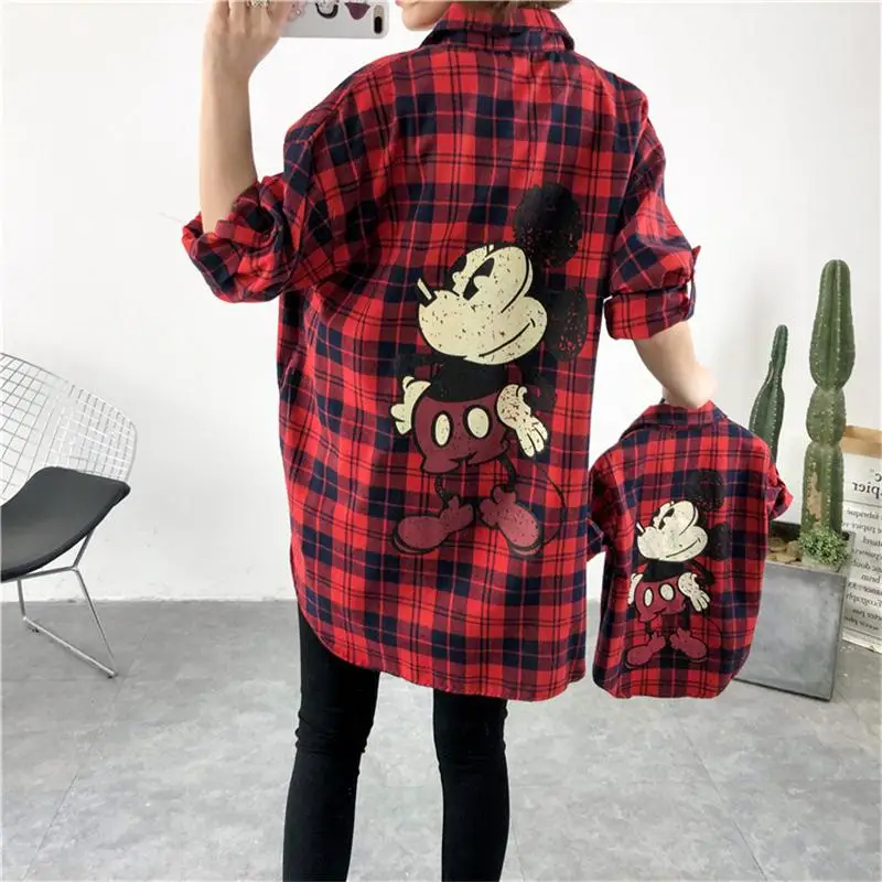 

Parents and children wear spring and autumn fashion mother and daughter wear network celebrity shirt family three or four coats