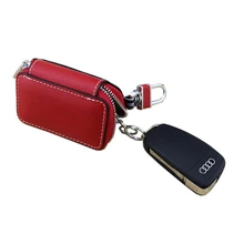 Модный женский держатель для ключей из натуральной кожи органайзер для ключей кошелек женский брелок чехлы на молнии Автомобильная сумка-Футляр для ключей ключница Дамская