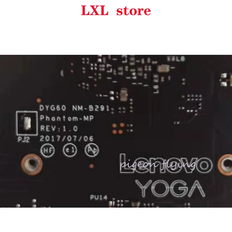 DYG60 NM-B291 for lenovo yoga 920-13 IKB laptop motherboard 80Y7 80Y8 CPU:I7-8550U RAM:16GB FRU 5B20Q09565 5B20Q09639 test