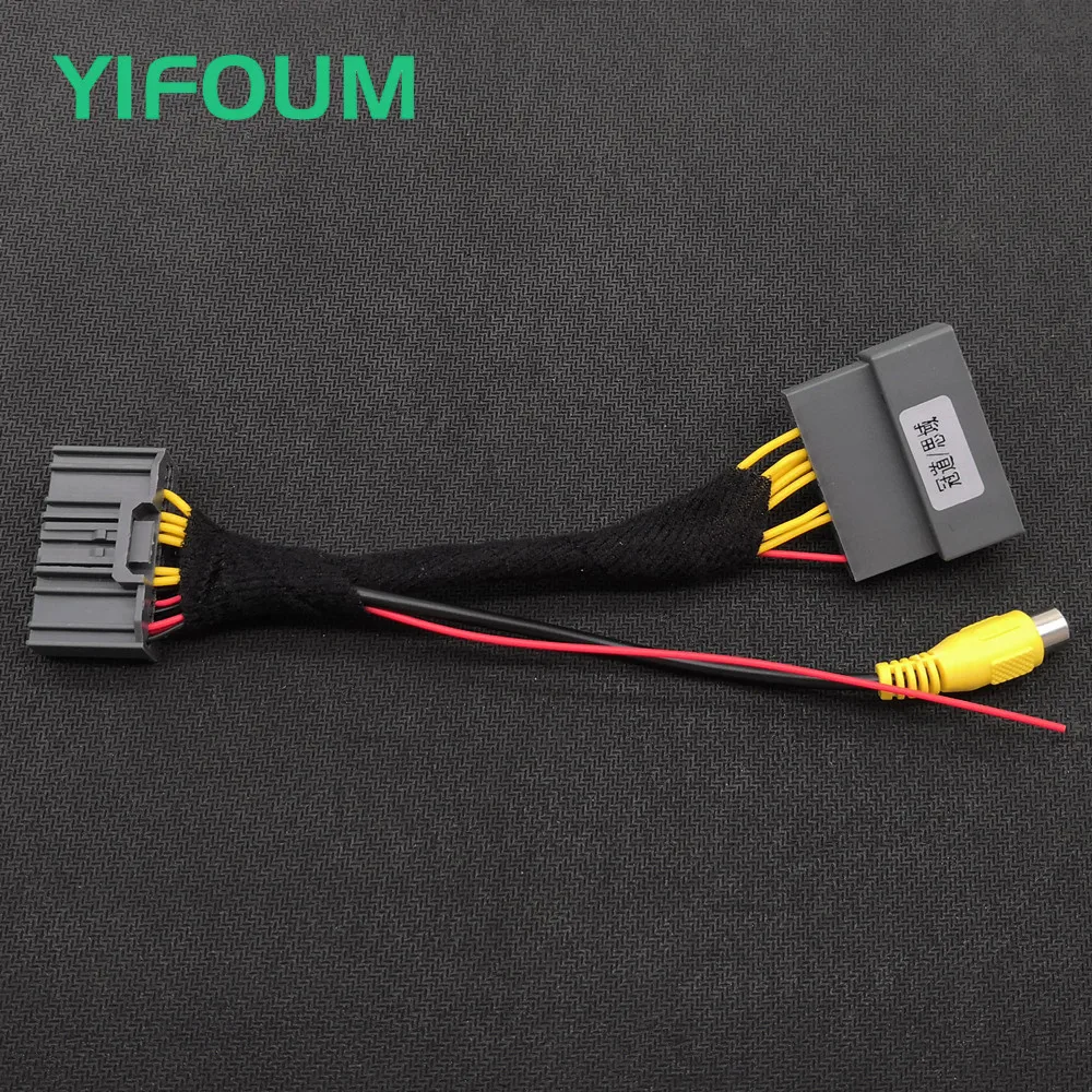 YIFOUM 32Pin Original Video Input Switch Reverse Camera RCA Adapter Cable For Honda Civic 10th Avancier UR-V Acura CDX 2016-2019 |