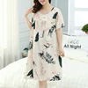 Nightgowns Women Printed Trendy Sweet Plus Size 5XL Loose Chic Korean Style Lovely Home Womens Sleepshirts Nightwear Comfortable ► Photo 3/6