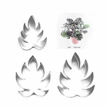 

Turtle leaf fondant sugar flower cutters baking cake decorations Polymer Clay Cold Porcelain gumpaste tools