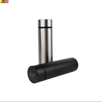 

500ml The Temperature Sensor Vacuum Flask The Surface Of The Matte Coffee Bottle Intelligent Thermos Personalized Customization