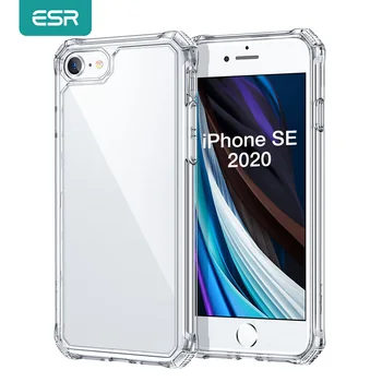 

ESR for iPhone SE 2020 Case 8 7 11 11Pro Max TPU Shockproof Cover Clear Phone Case Transparent Back Cover for iPhone SE2 Cases