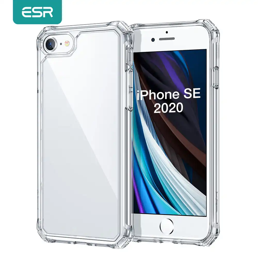 Esr For Iphone Se Case 8 7 11 11pro Max Tpu Shockproof Cover Clear Phone Case Transparent Back Cover For Iphone Se2 Cases Phone Case Covers Aliexpress