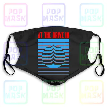 

Dust Mask with Filter At The Drive In Bandstripespreshrunk New! Washable Reusable Mask