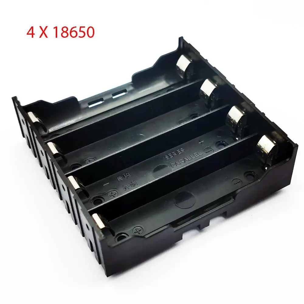 Storage-Box Hard-Pin-Batteries-Case 4x18650-Battery-Holder Rechargeable-Battery 4--18650