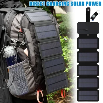 

High Quality 7.5W Portable Folding Solar Charger for Mobile Phone Outdoor Solar Charging Board