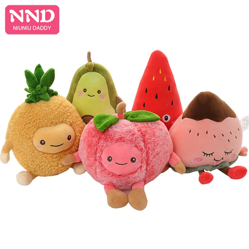 Niuniu Daddy 30 см Клубника Плюшевые игрушки Фрукты серии Kawaii мультфильм милые мягкие