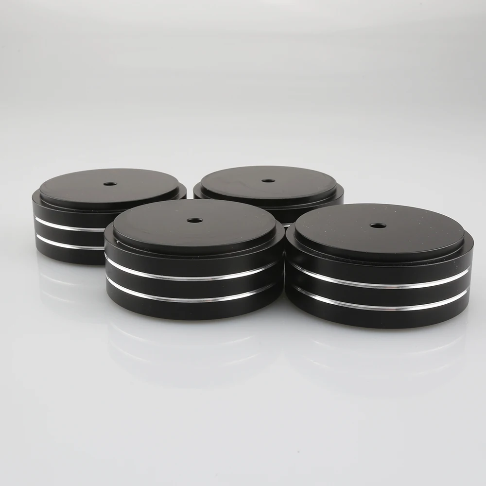 Alumínio de Alta Fidelidade Alto-falante Suporte Isolamento Plataforma Giratória Dac Pés Almofada Ouro Prata Tubérculo Amplificador 4 Pçs 55x22mm Amp - Image 4