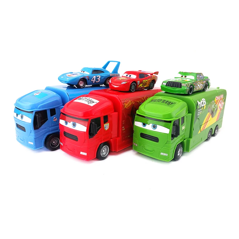 Najtaniej 2019 nowy samochody Disney Pixar 3 błyskawica McQueen Jackson burza Cruz Mater Mack wujek do ciężarówek 155 metalowy samochodzik ze stopu modelu zabawki dla chłopca