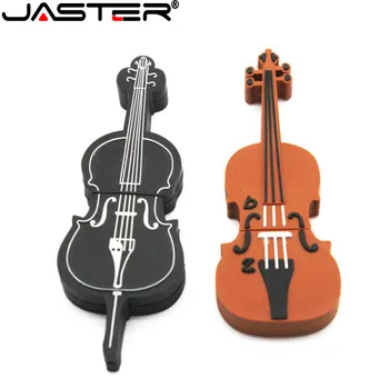 

JASTER Note white Cartoon memoria usb flash drive usb 2.0 cute flash drive 128GB 4GB 8GB 16GB 32GB 64GBLovely Guitar Staff