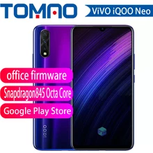 Мобильный телефон vivo iQOO Neo celular 6,3" экран 6G 128G Восьмиядерный процессор Snapdragon845 Android 9 4500 мАч большой аккумулятор