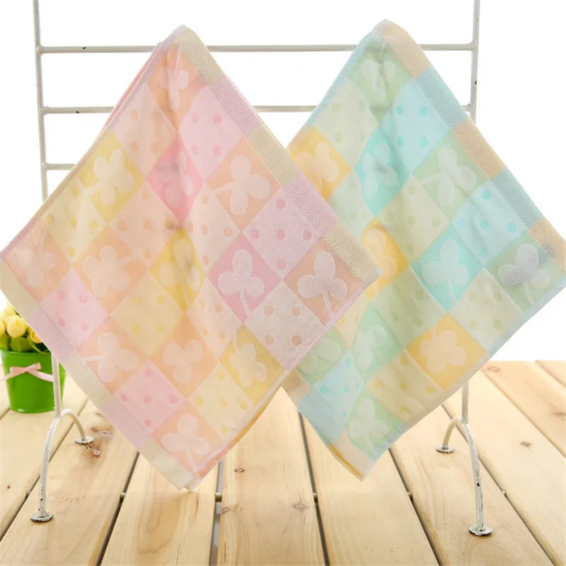 Home  Garden Gauze square small square towel saliva towel cotton belt hookc Kitchen Tea Towel Dish Cloth Set Home Pantry Apr15 (3)