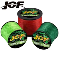 JOF Braided Fishing Line Super Strong Fly Wire 100% PE Multifilament  8 Strand 300M 500M 18LB-90LB Carp Woven Thread 1