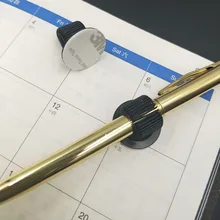 1 шт. горячая распродажа 3 см черный металлический держатель для ручки с одним отверстием с карманным зажимом форма для доктора медсестры держатели для ручек зажим для ручки для ноутбука