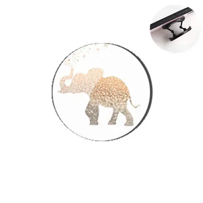 ZUCZUG lovely unicorn Painted Foldable Phone Stand Holders For Smartphones and Tablets Mobile Phone Universal Finger Ring Holder wooden mobile stand Holders & Stands