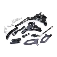 Для Yamaha MT07 MT-07 2013 ЧПУ подножки Rearset подставка для ног подножки задние наборы регулируемые Мото Аксессуары